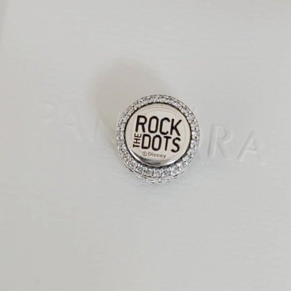 Pandora Rock the Dots Minnie Charm Minnie Mouse Charm Rock the Dots Charm Bead - Picture 2 of 6